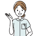ご案内する歯科衛生士のイラスト